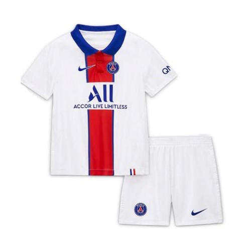 Camiseta Paris Saint Germain Segunda equipo Niños 2020-21 Blanco